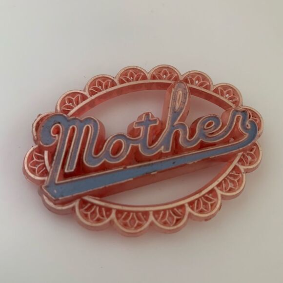 Vintage Mother Brooch - Picture 2 of 3